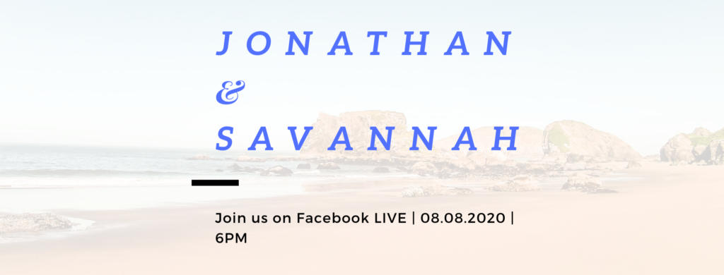 Join us on Facebook LIVE on August 8th 2020